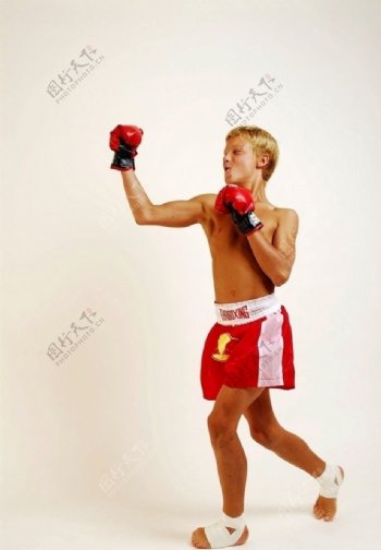 小拳击手图片