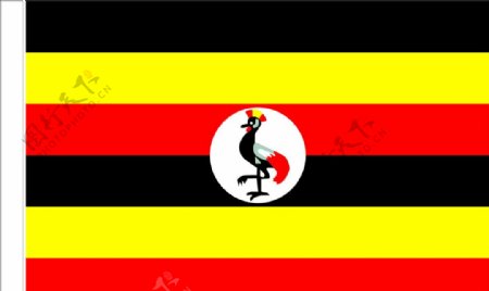 乌干达国旗图片