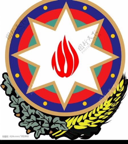 阿塞拜疆国徽阿塞拜疆国徽图片