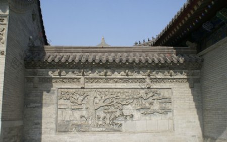 砖雕院墙图片
