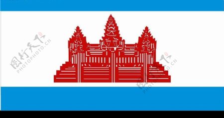 柬埔寨国旗图片