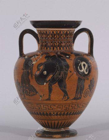 希腊陶瓶图片