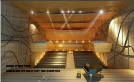 室内设计3D源文件音乐厅图片