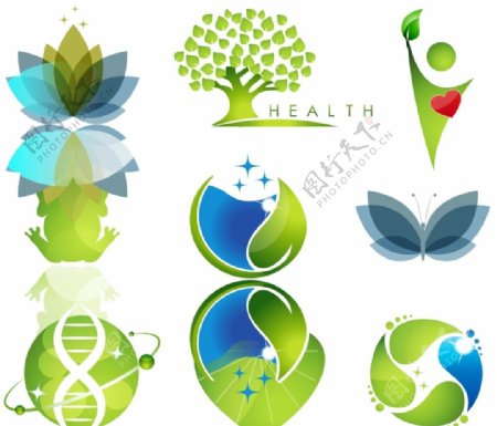 logo设计健康logo图片