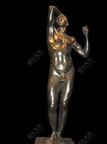 青铜雕塑法国图片
