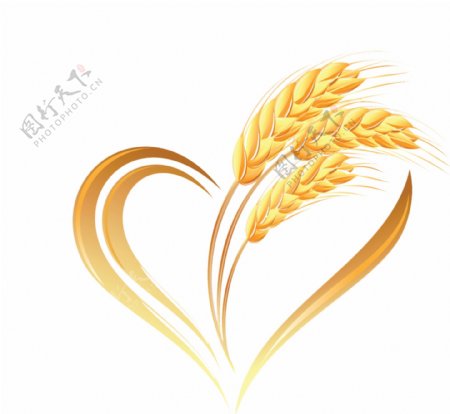 金色麦穗商标图片