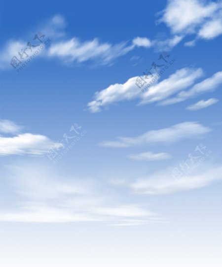 白云蓝天图片