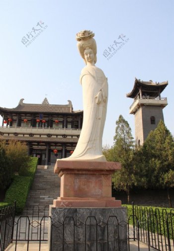 杨贵妃雕像图片
