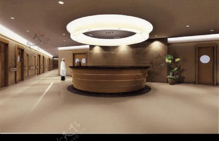 新疆医大附一医院十五层走廊图片