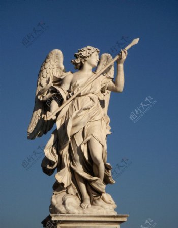 意大利天使雕塑图片