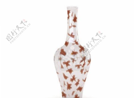 爱陶玻璃花瓶3D模型图片