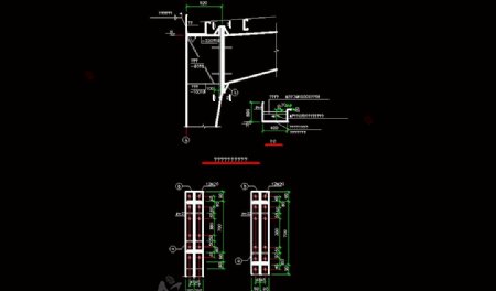 钢结构边梁柱节点详图图片