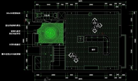 CAD别墅设计素材图片