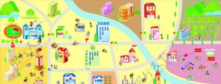 幼儿园城市规划图片