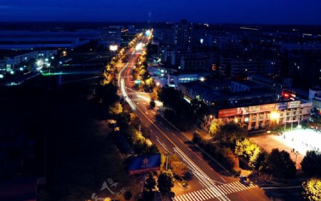 车城夜景图片