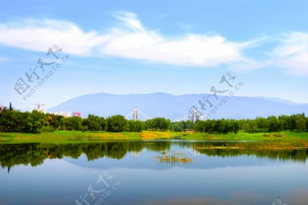 昌平滨河森林公园风景图片