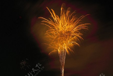 烟花盆花焰火图片