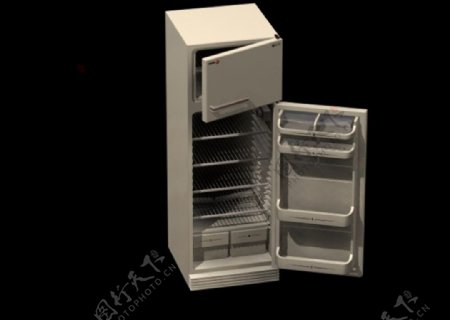 冰箱3d模型图片