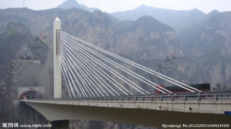 仙神河斜拉桥图片