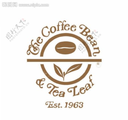香咖啡矢量logo图片