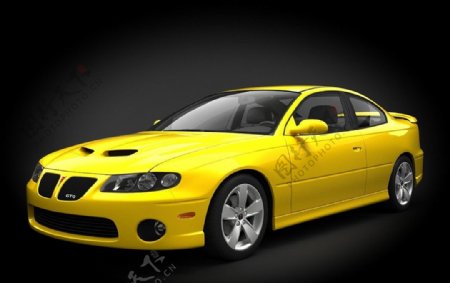 庞蒂克GTO超高精度3D模型图片