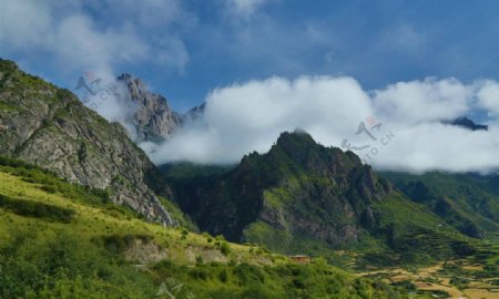 扎尕那山图片