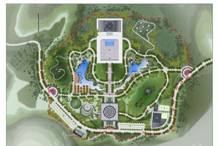 韦国清公园规划设计图片