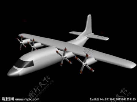 3dmax飞机模型图片