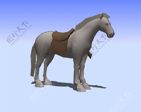 白龙马3D模型图片