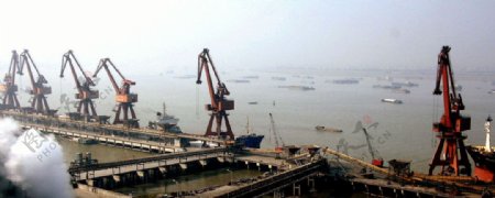 张家港港口码头图片