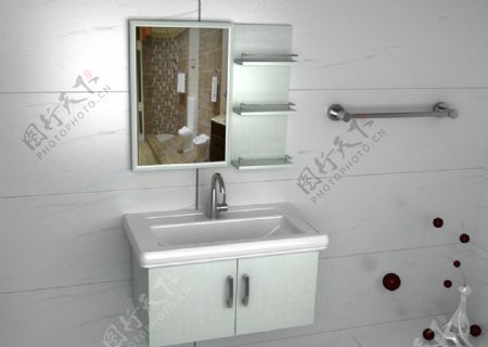 欧式浴室柜设计图片