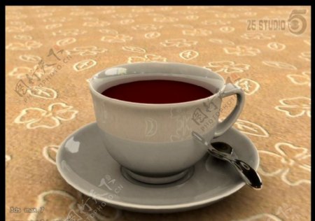 茶杯3D图片