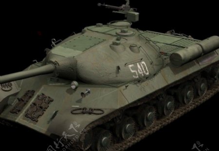 STALIN坦克三维模型图片