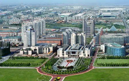 天津开发区投资服务中心鸟瞰图片