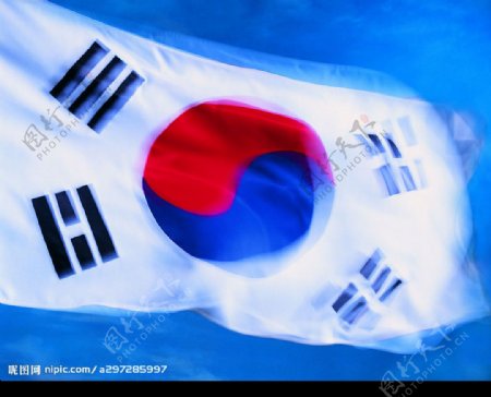 南韩国旗图片