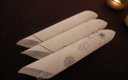 筷子包装纸图片