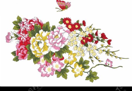 韩国手绘花纹图片