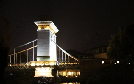 桂林夜景桥图片