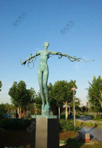 奥林匹克公园雕塑图片
