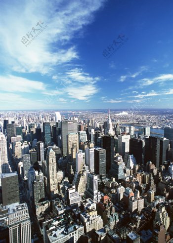 城市全景图片