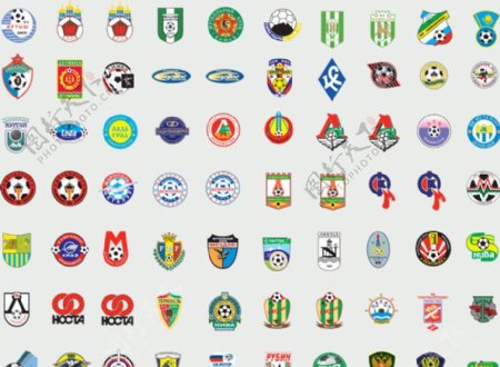 全球2487个足球俱乐部球队标志俄国2图片