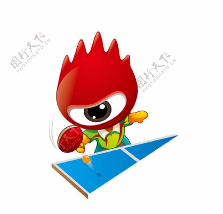 2010奥运男子乒乓球小浪人图片
