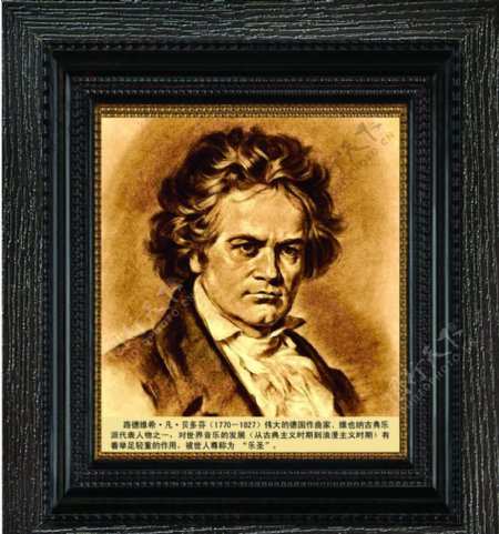 著名音乐家贝多芬图片