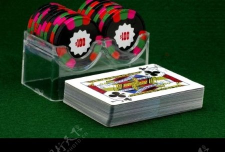 扑克牌和筹码图片
