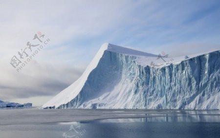 大海冰山冰块冰原图片