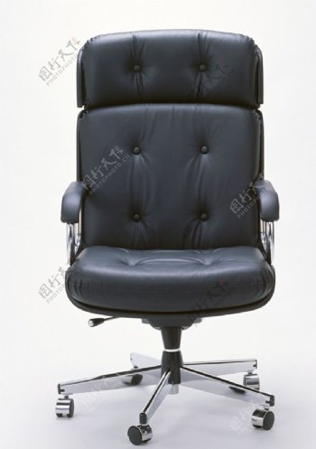 椅子老款老板椅黑图片