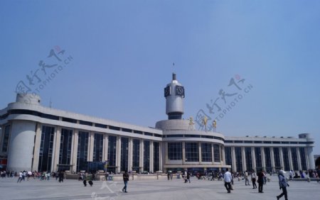 天津站全景图图片