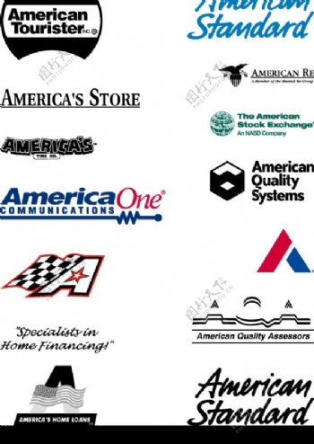 10美国logo合集图片