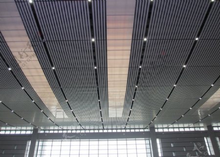 高铁站铝合金型材铝图片