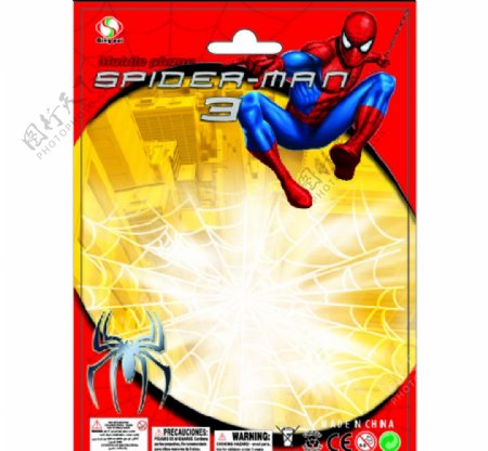 蜘蛛侠玩具卡板图片